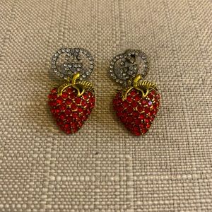 Gucci Strawberry Earrings